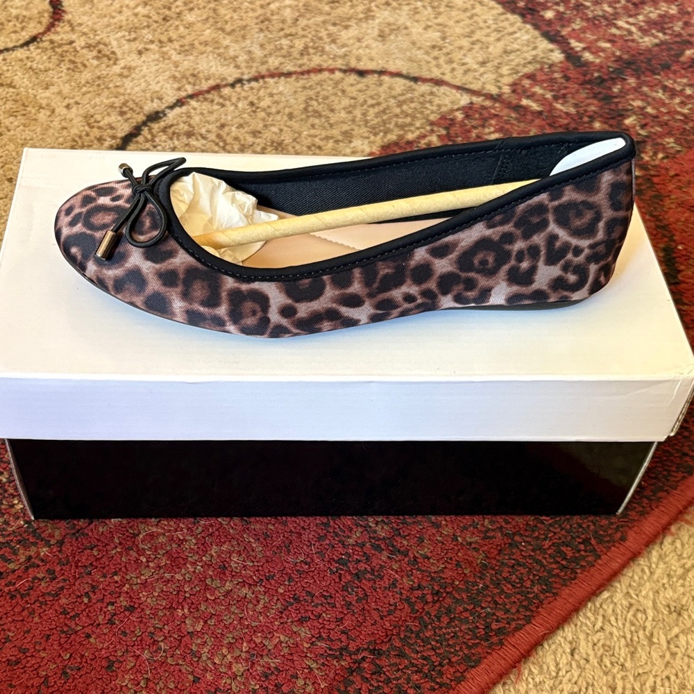 Alfani Leopard Print Ballet Flats NEW